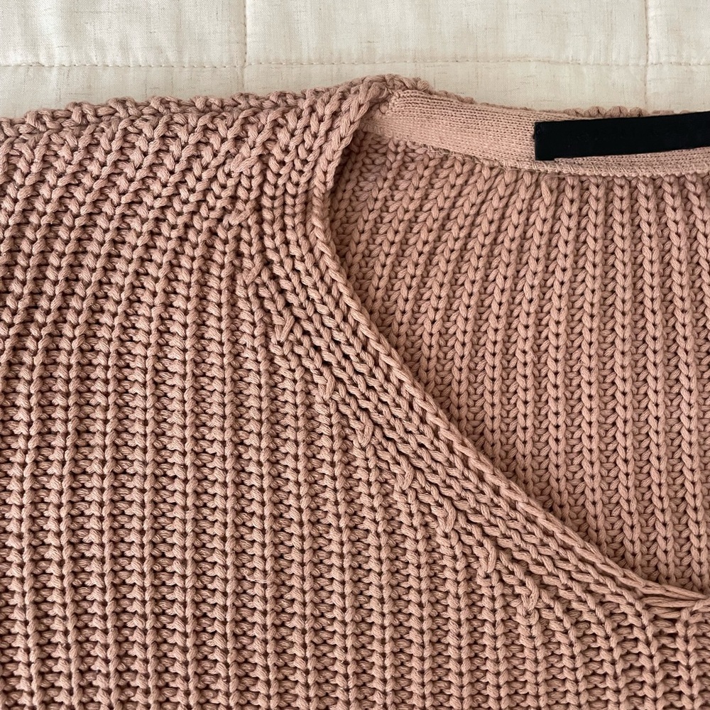 Jenni Kayne Blush V-Neck Sweater